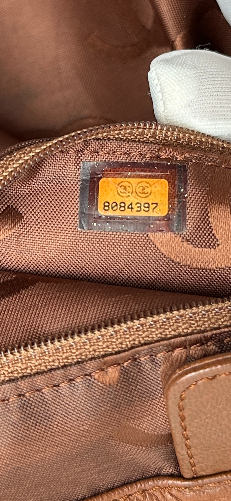 Chanel Wooden Handle Calfskin