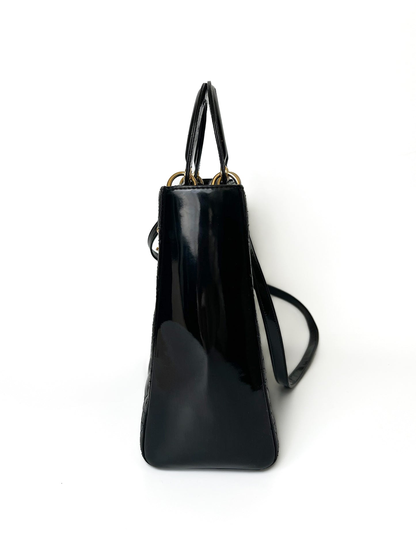 Lady Dior Large Patent Skin