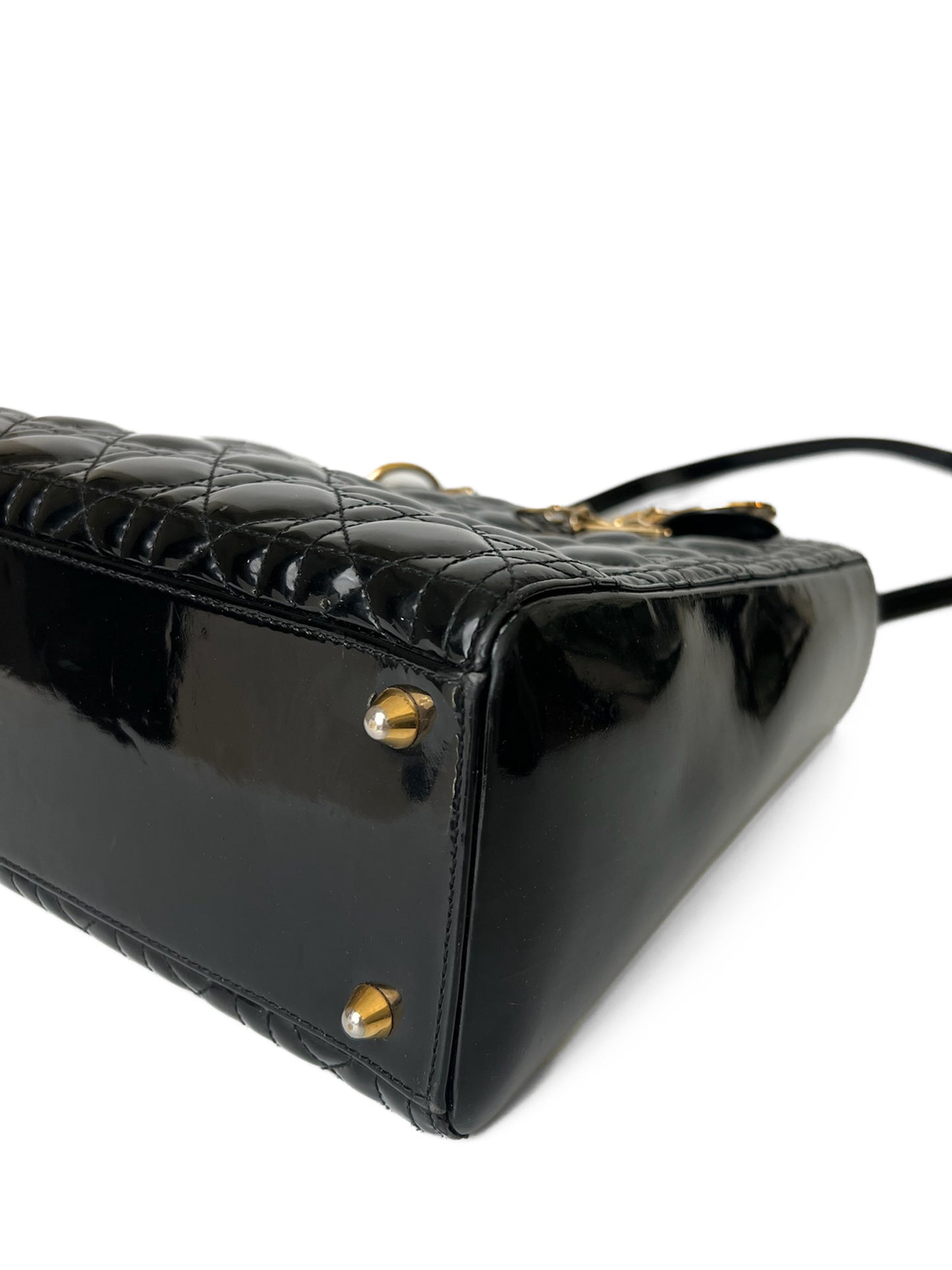 Lady Dior Large Patent Skin