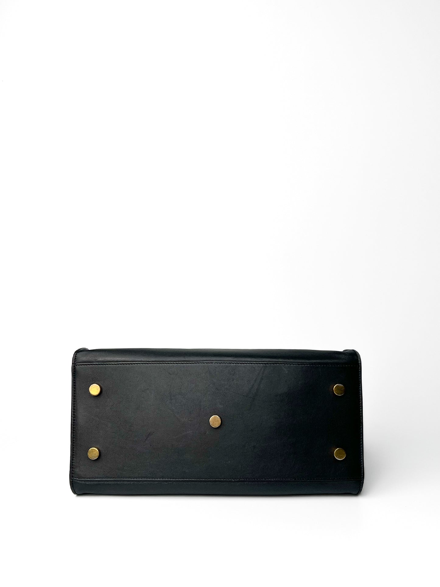 Saint Laurent Black Small Monogram Cabas