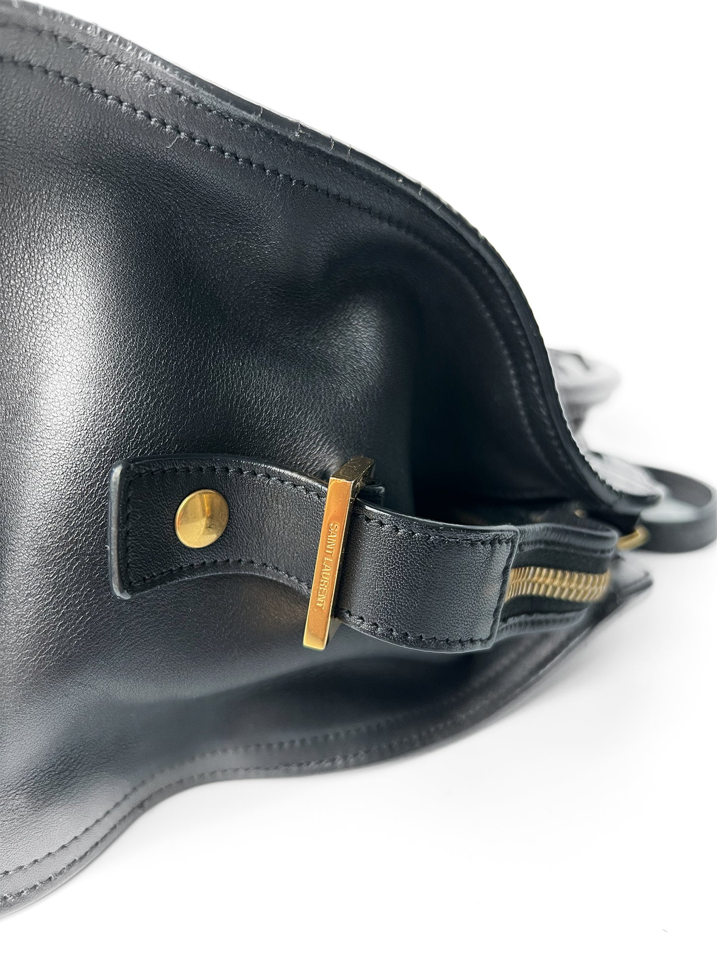 Saint Laurent Black Small Monogram Cabas