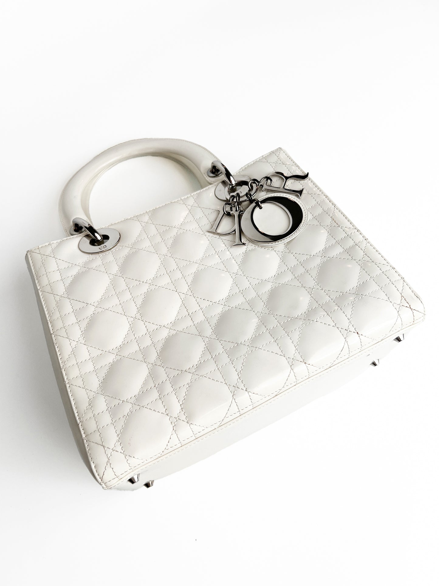 Lady Dior Medium Patent Leather
