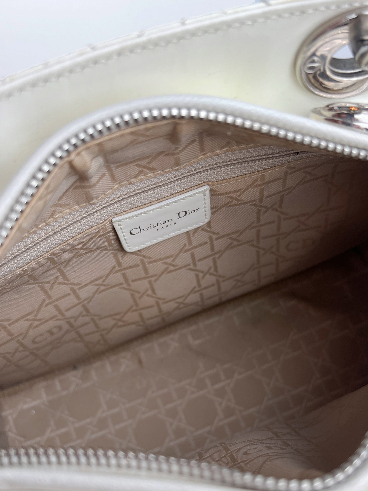 Lady Dior Medium Patent Leather