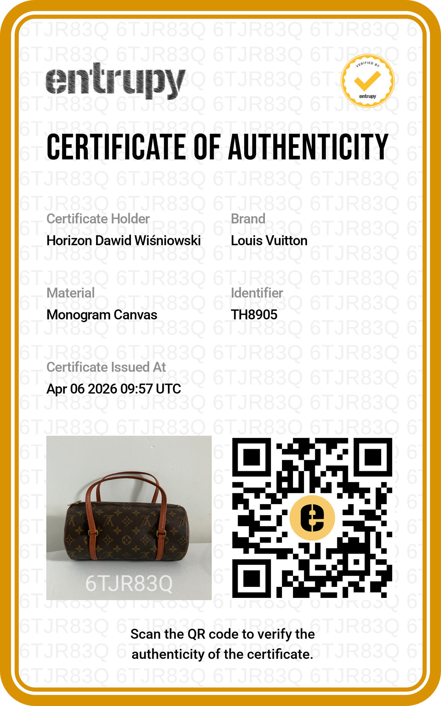 Louis Vuitton Papillon