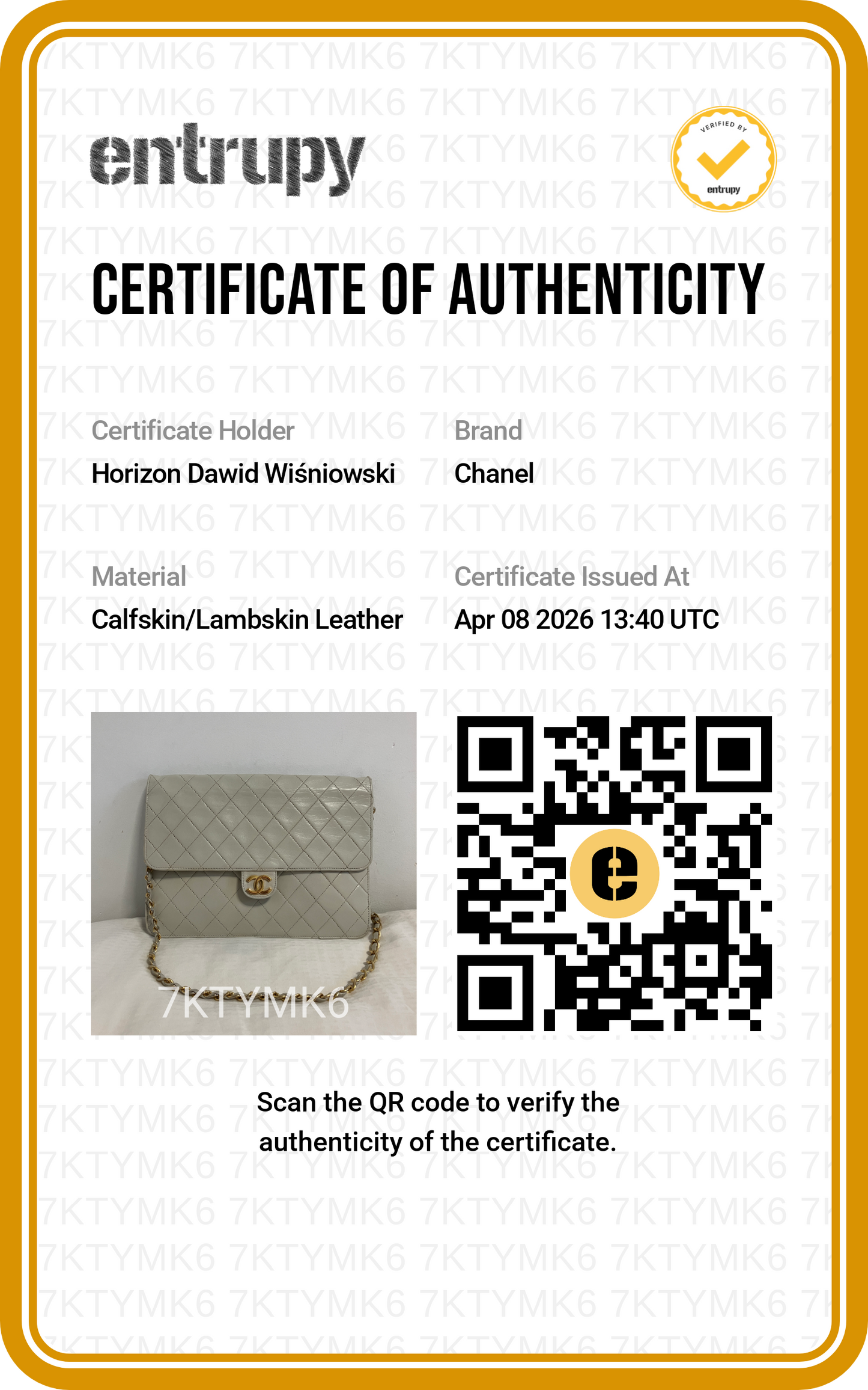 Chanel single flap