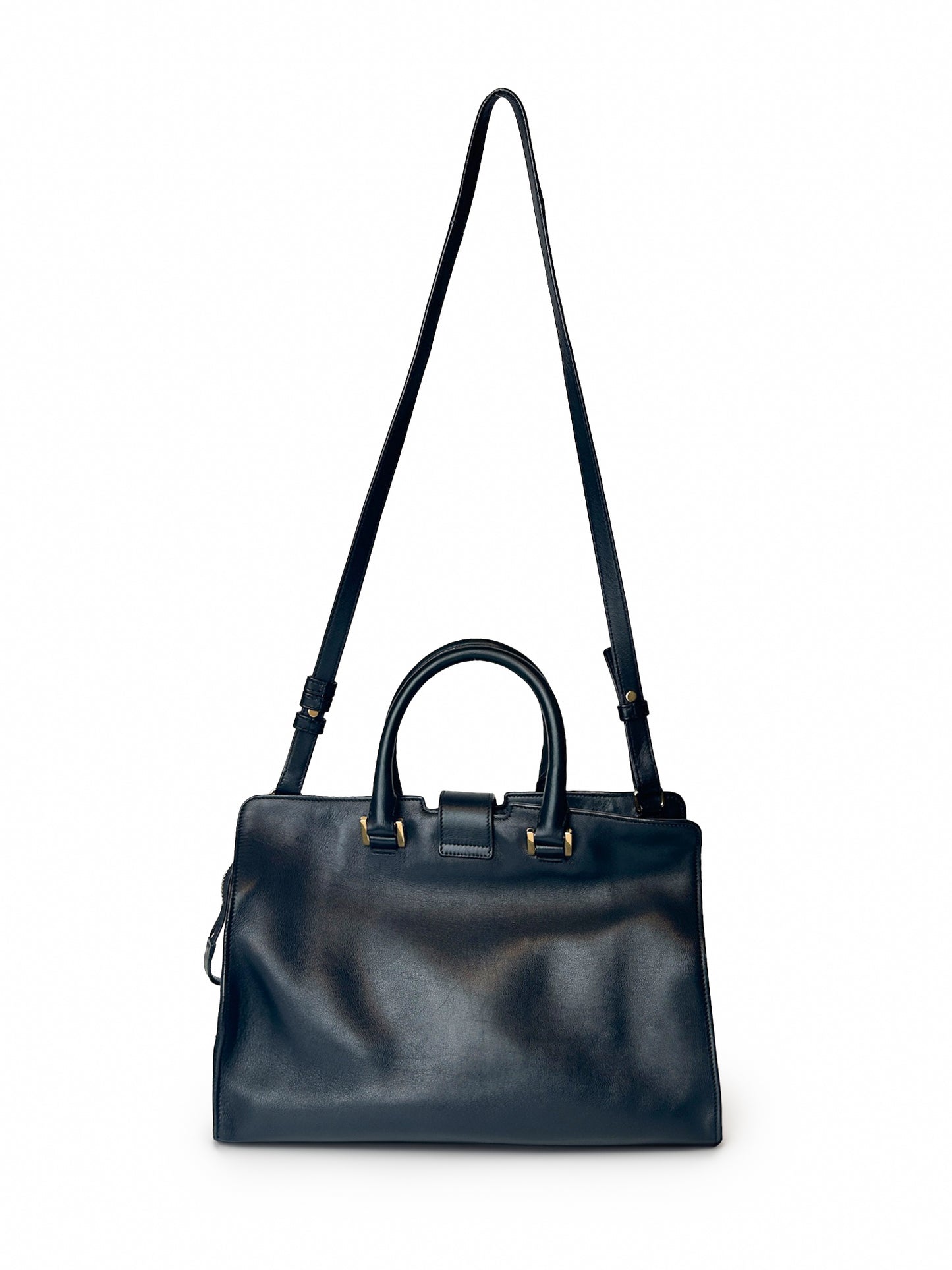 Saint Laurent Black Small Monogram Cabas