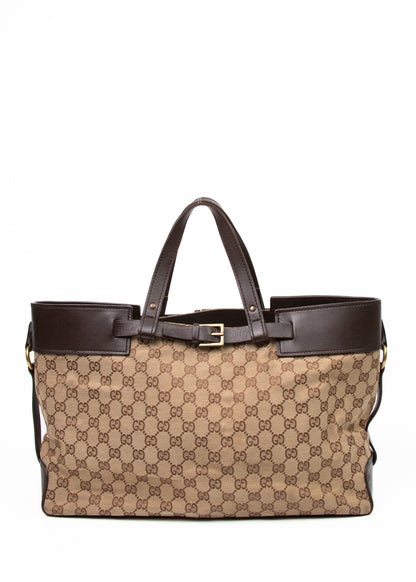 Gucci Supreme Buckled Tote