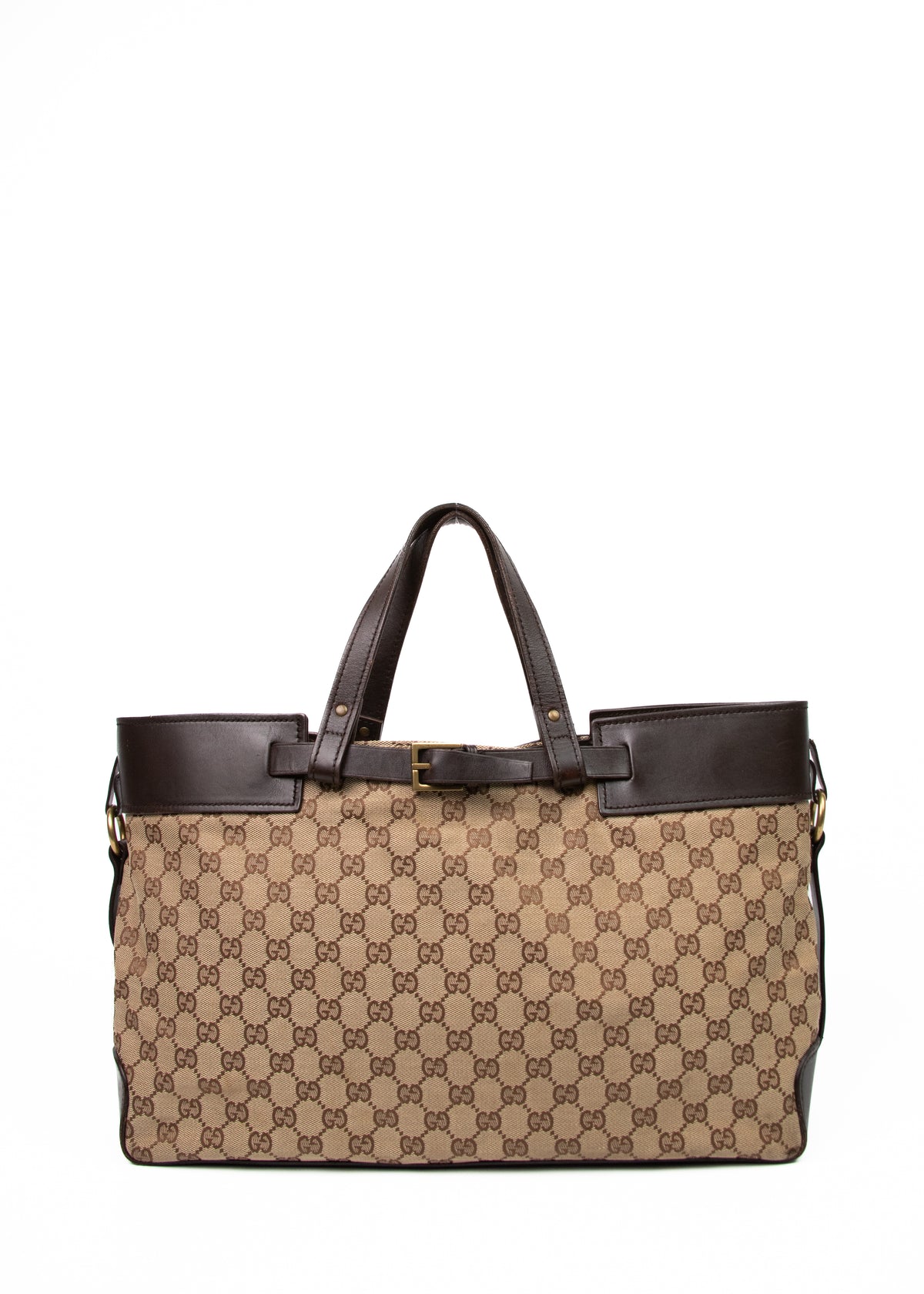 Gucci Supreme Buckled Tote