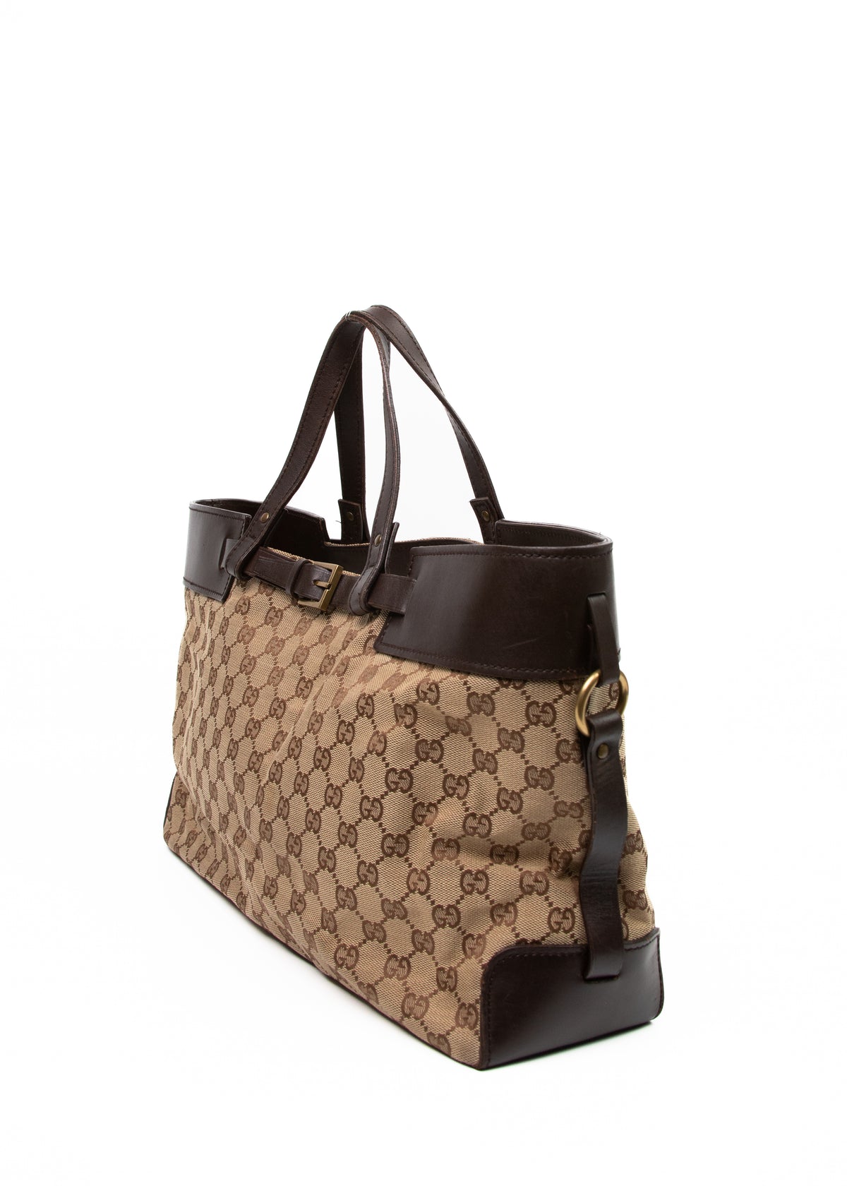 Gucci Supreme Buckled Tote