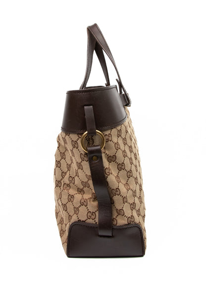 Gucci Supreme Buckled Tote