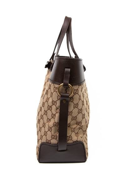 Gucci Supreme Buckled Tote