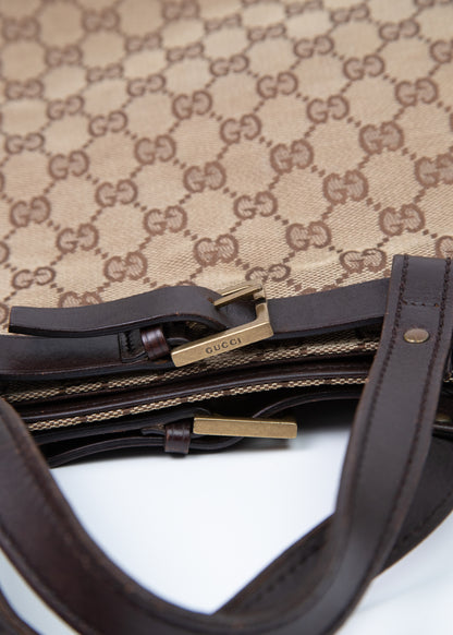 Gucci Supreme Buckled Tote