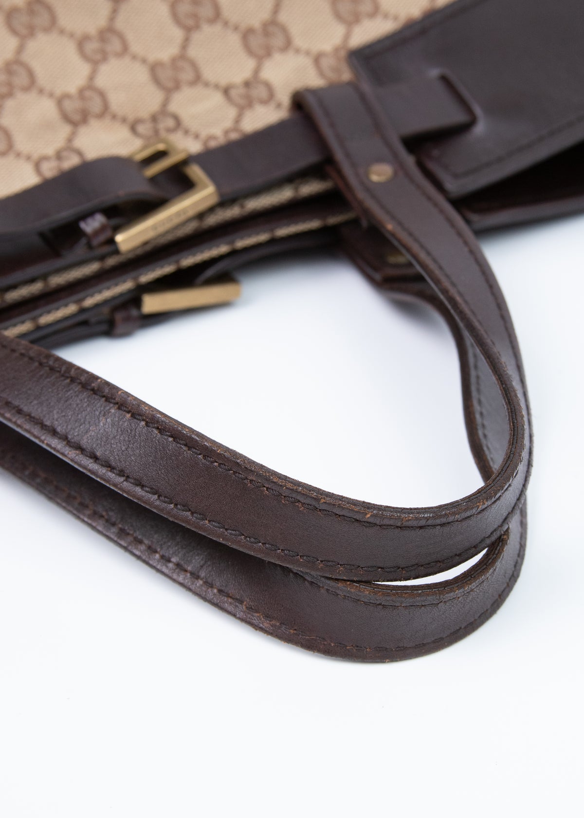 Gucci Supreme Buckled Tote