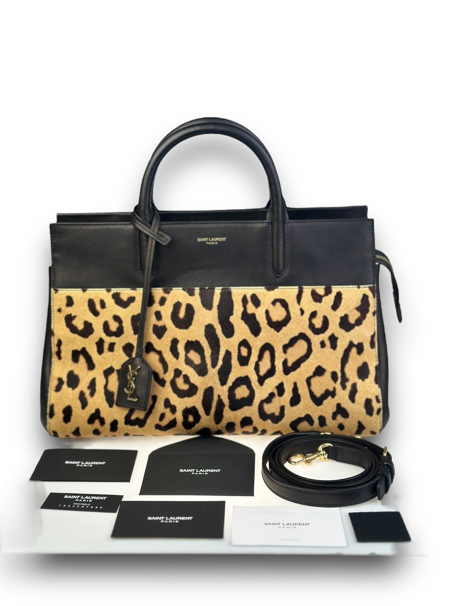 Saint Laurent Rive Gauche Leopard