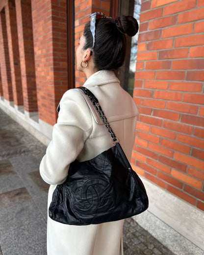 Chanel Black Leather Iridescent Sea