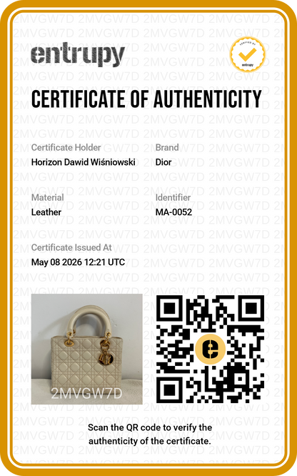 Lady Dior Medium Beige