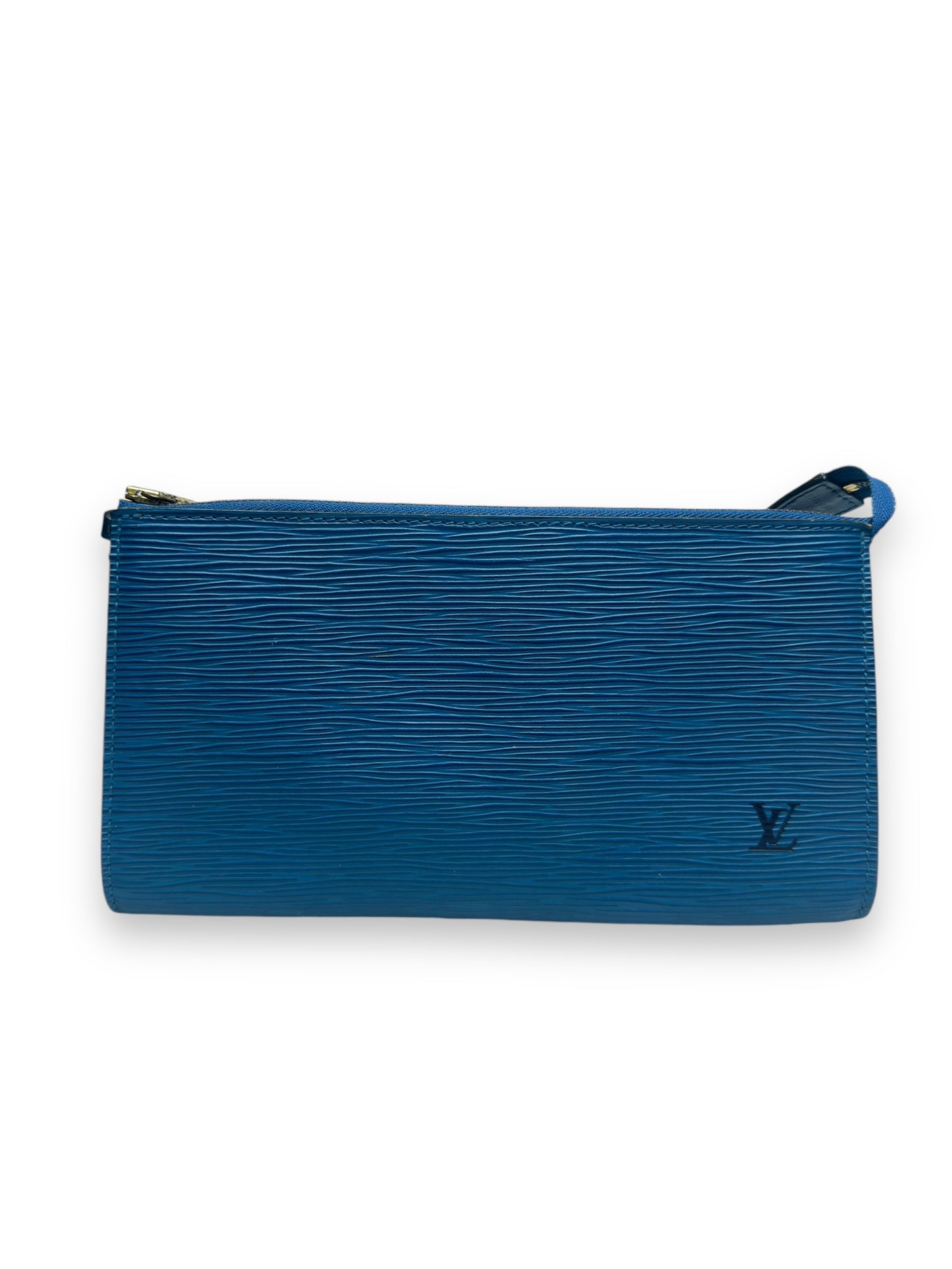 Louis Vuitton Pochette blue Epi