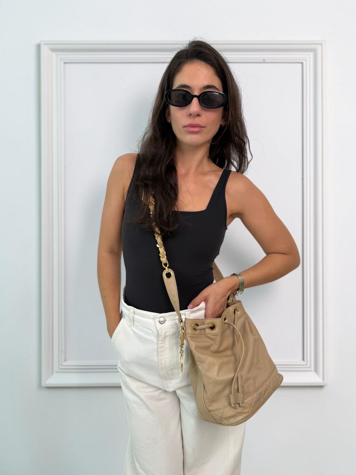 Chanel Bucket Bag with Pochette