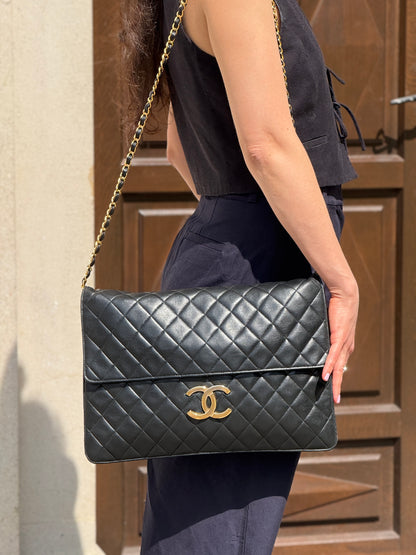Chanel flap clutch XL