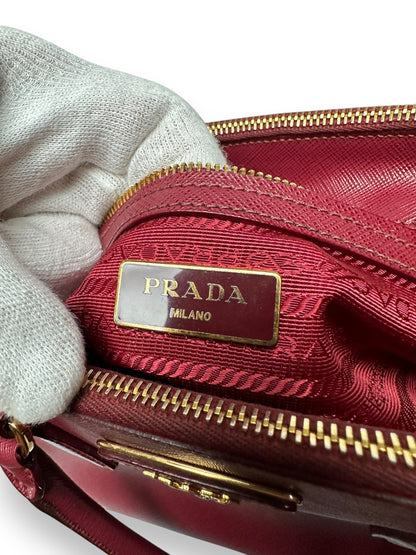 Prada Galleria burgundy