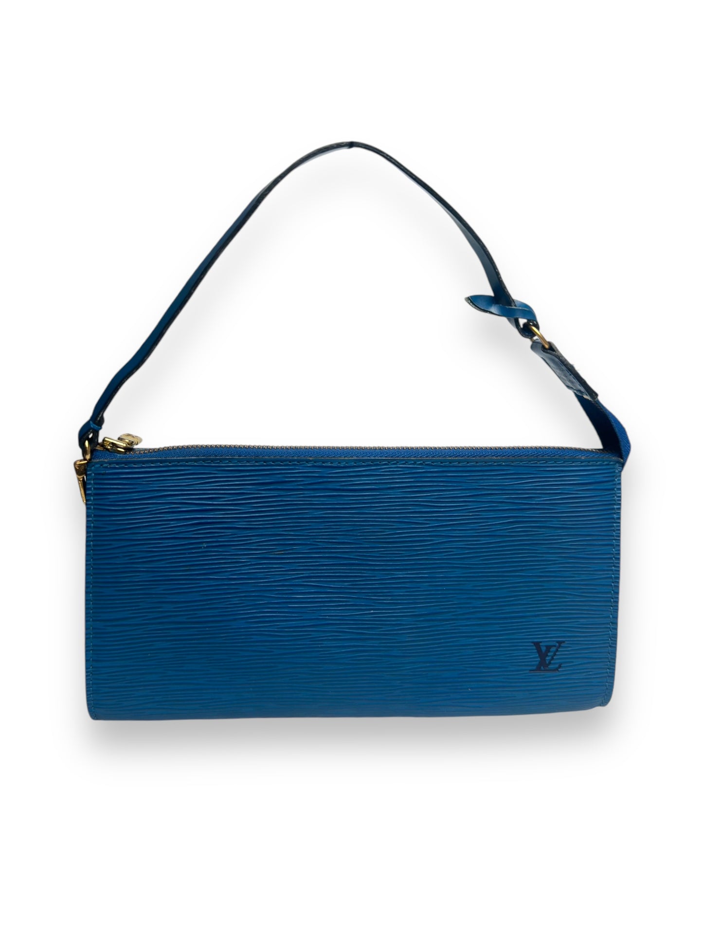 Louis Vuitton Pochette blue Epi