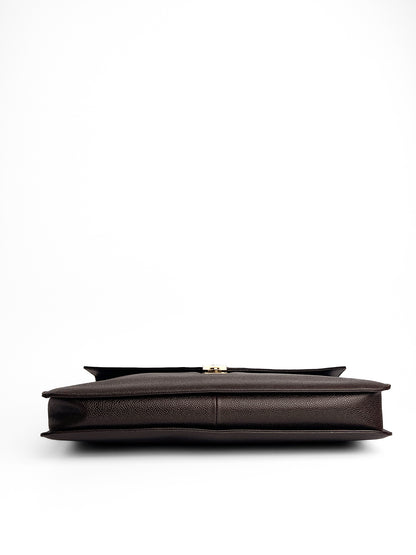 Chanel Brown Leather Briefcase