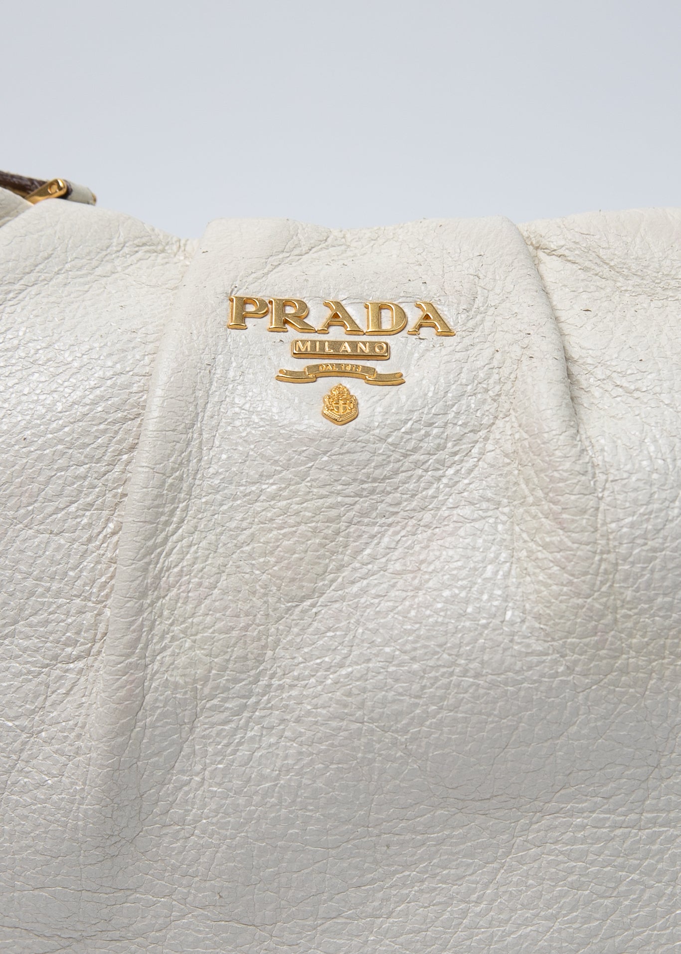 Prada White Shoulder Bag