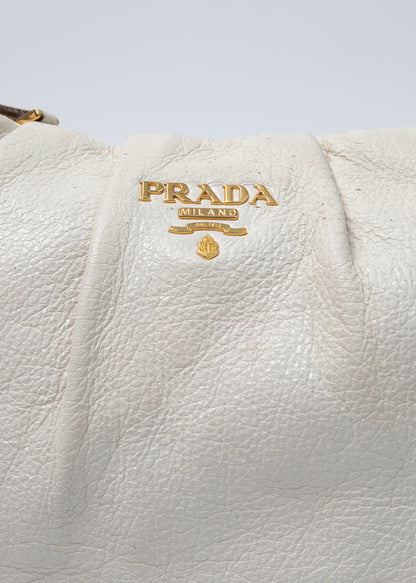 Prada White Shoulder Bag