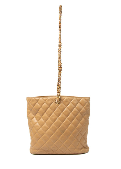 Chanel CC Single Chain Beige