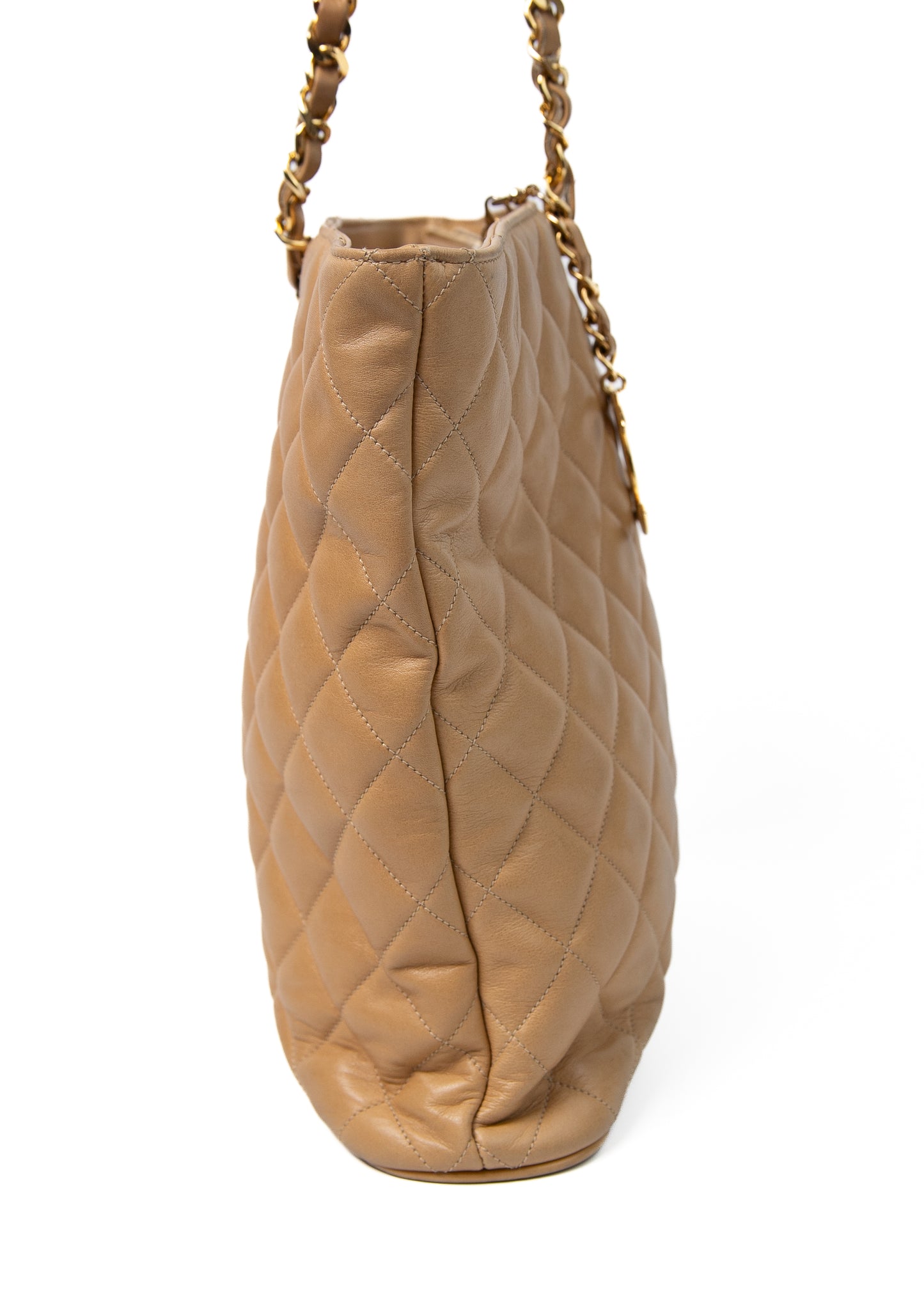 Chanel CC Single Chain Beige