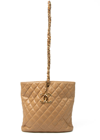 Chanel CC Single Chain Beige
