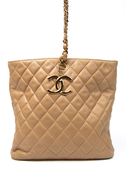 Chanel CC Single Chain Beige