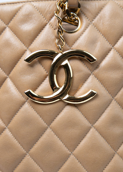 Chanel CC Single Chain Beige