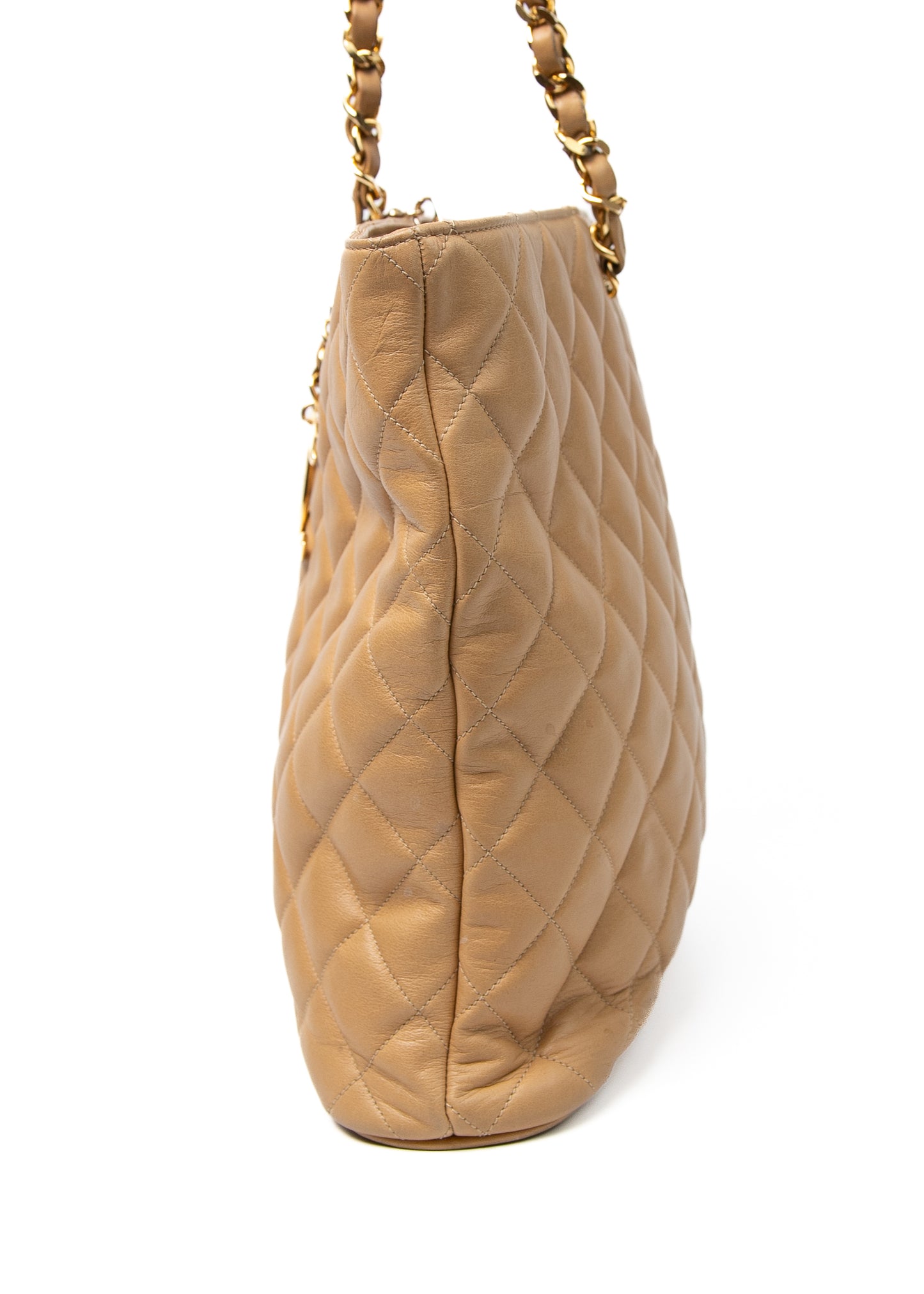 Chanel CC Single Chain Beige