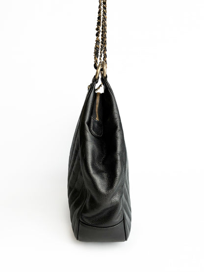 Chanel V stitch tote