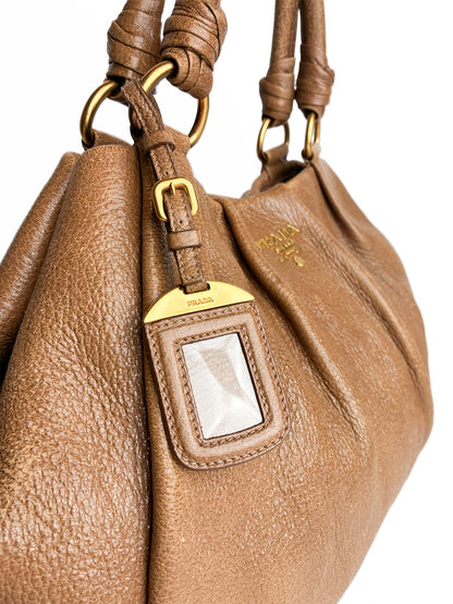Prada Brown Leather Satchel