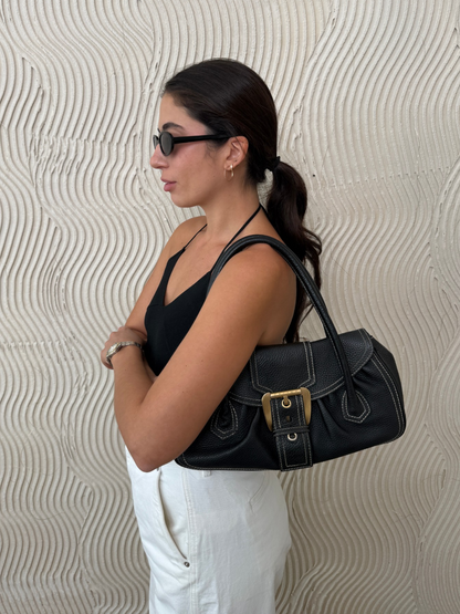 Celine Leather Top Handle