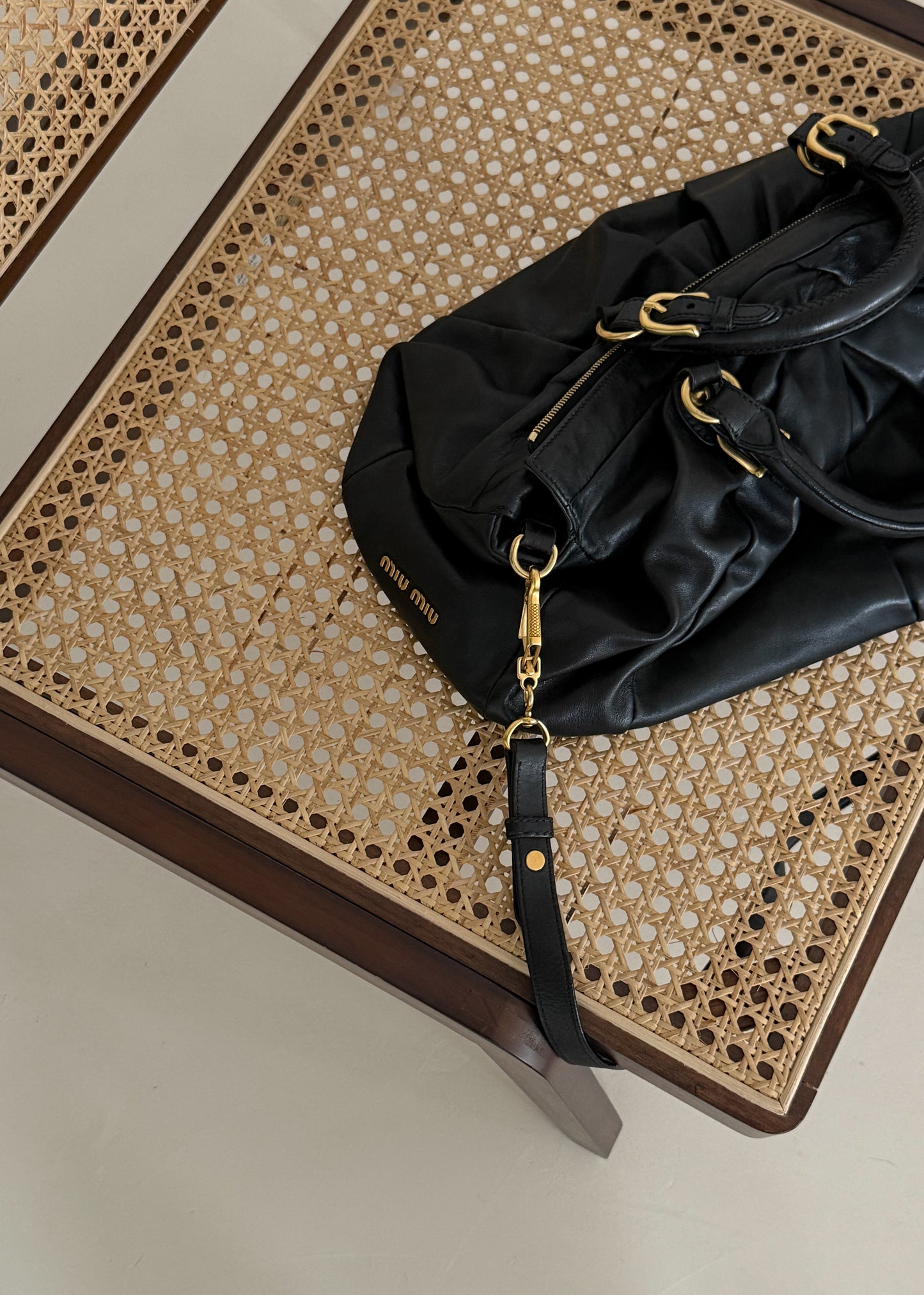 Miu Miu Black Leather