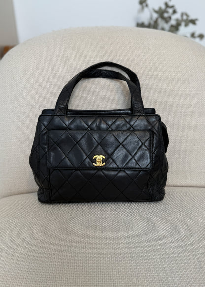 Chanel Lambskin Front Pocket