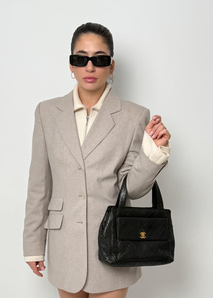 Chanel Lambskin Front Pocket