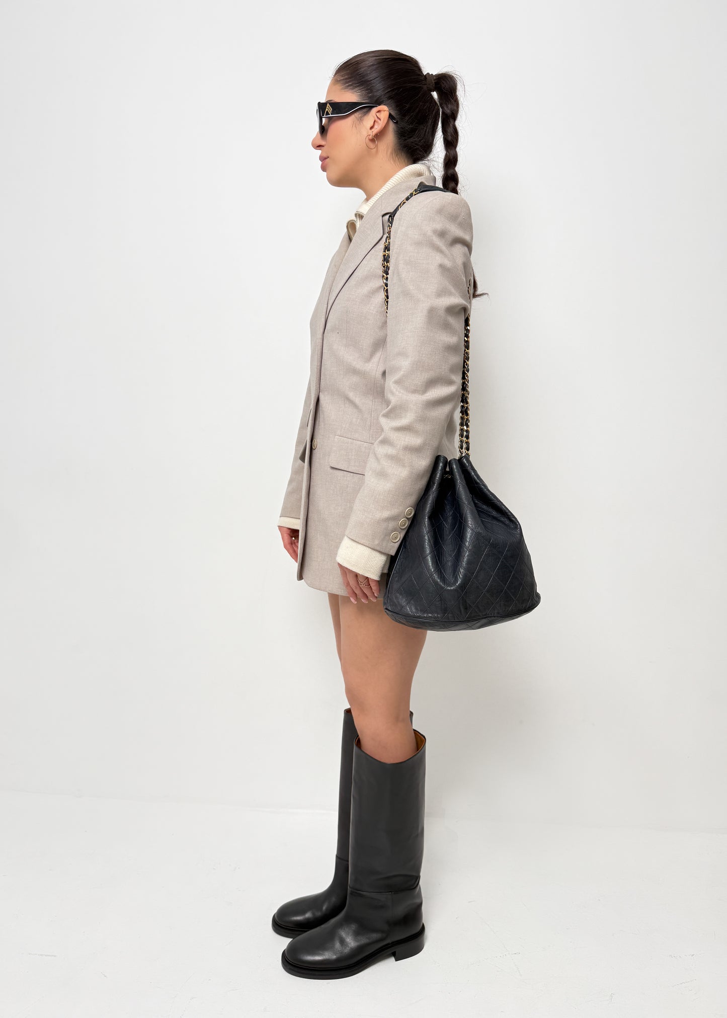 Chanel Drawstring Bucket