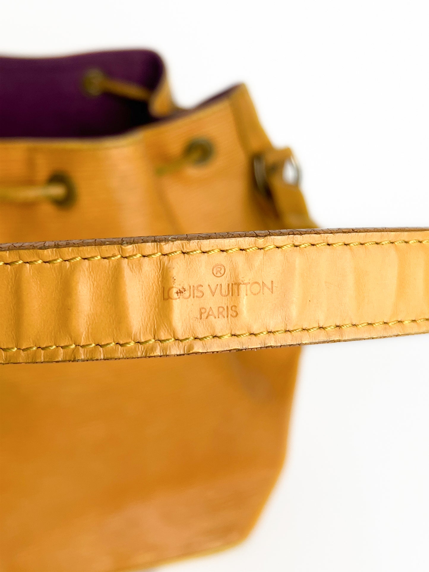Louis Vuitton Petit Noe Yellow Epi