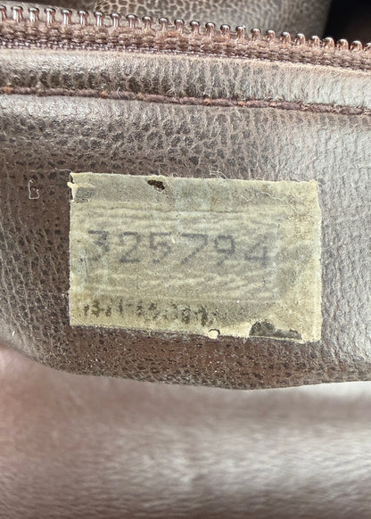 Chanel Lambskin Shoulder Bag Brown