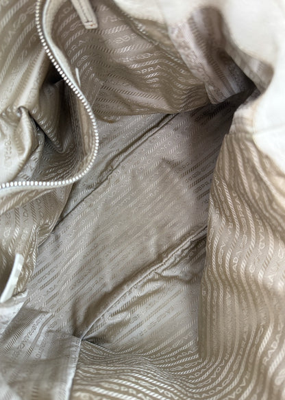 Prada Vitello Daino White