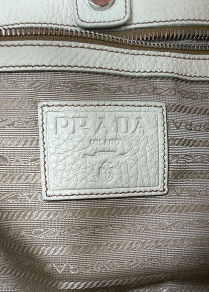 Prada Vitello Daino White
