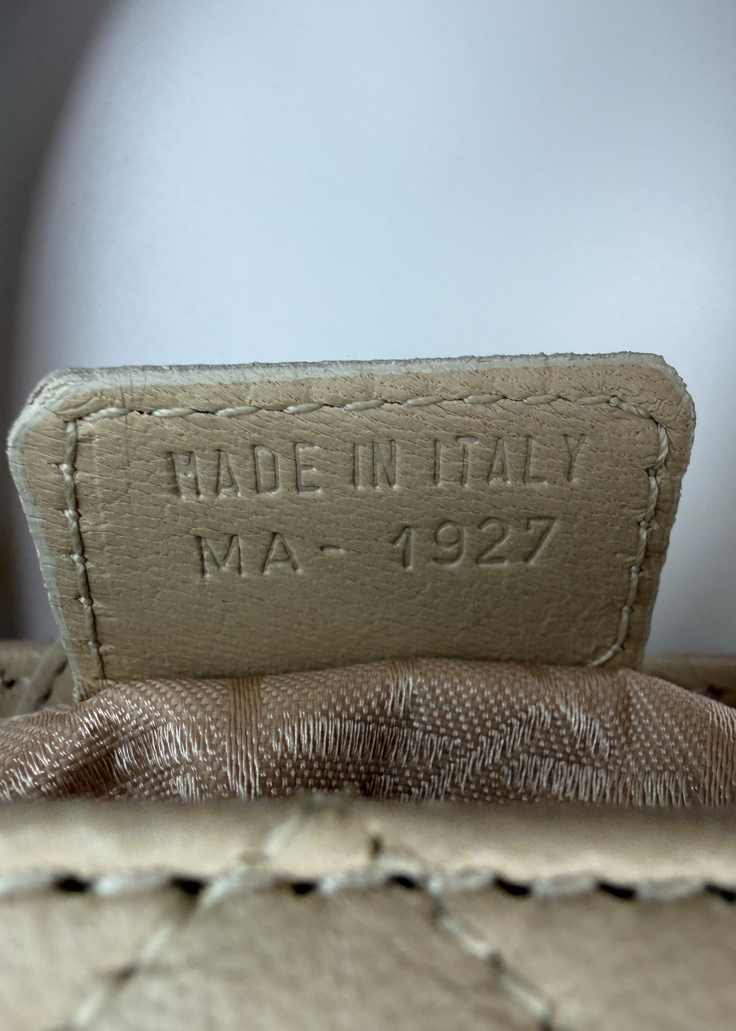 Lady Dior Large Beige