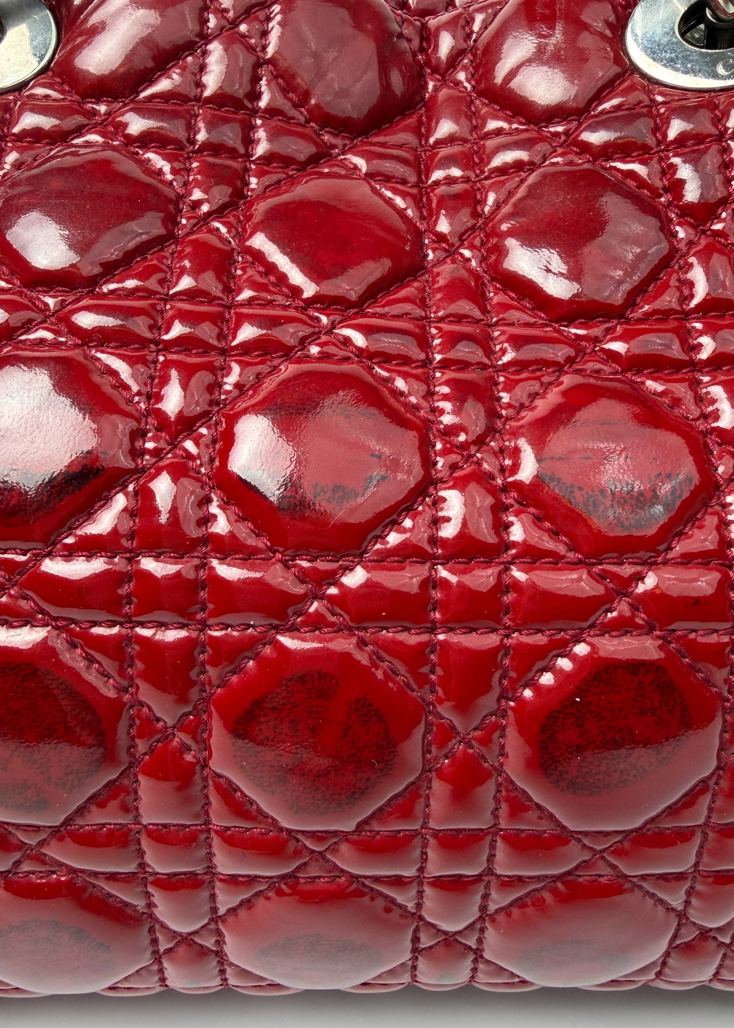 Dior soft patent leather