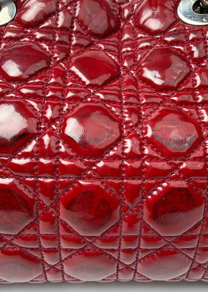 Dior soft patent leather