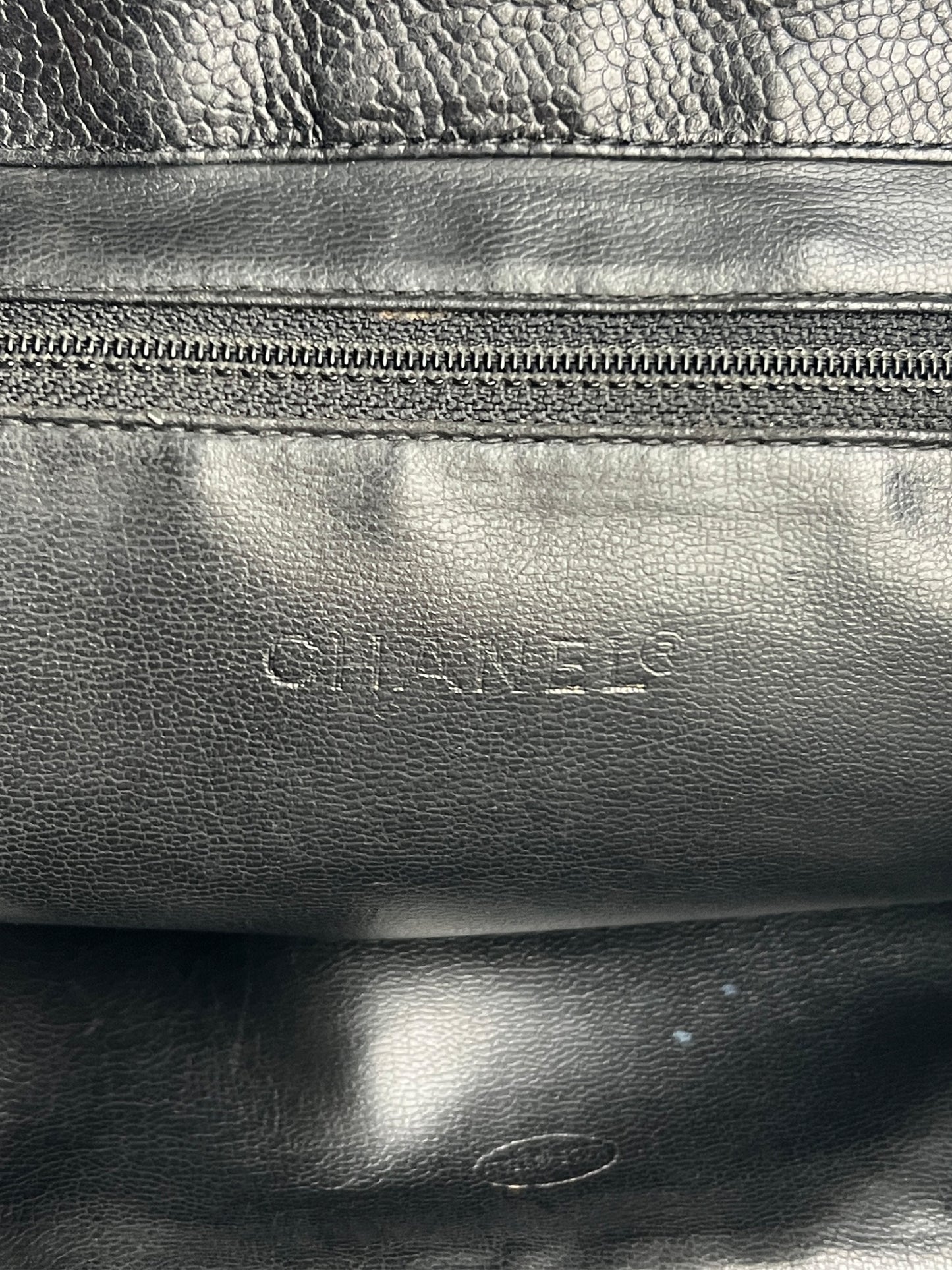 Chanel Triple CC Caviar Bucket