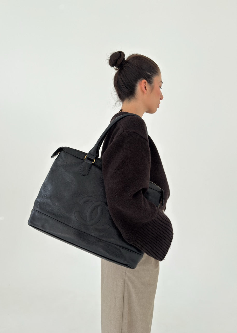 Chanel Vintage Front Pocket Caviar